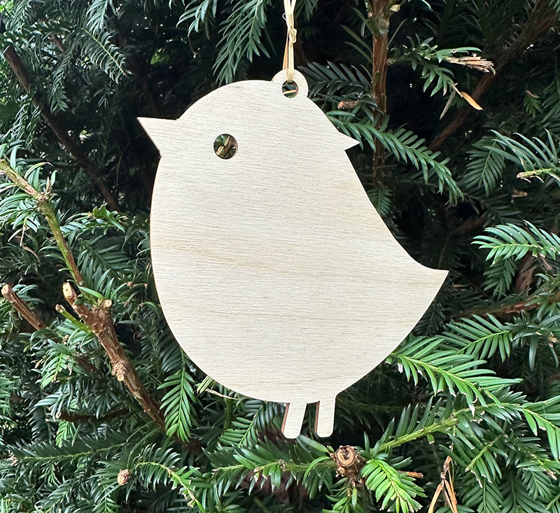 Vogeltje liggend